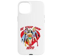 Carcasa para iPhone 15 Plus Sé tu Propia heroína Wonder Woman Supergirl Batgirl Unite