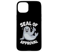 Carcasa para iPhone 15 Plus Seal of Approval Pun Funny Seal