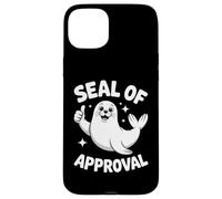 Carcasa para iPhone 15 Plus Seal of Approval Pun Funny Seal