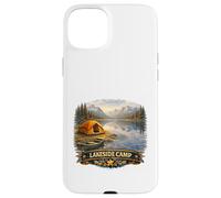 Carcasa para iPhone 15 Plus Serene Escape del Desierto Junto al Lago