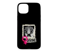 Carcasa para iPhone 15 Plus Serpiente Diosa Divina Femenina Mítica Medusa Poder