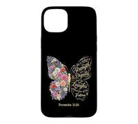 Carcasa para iPhone 15 Plus She Is Clothed with Strength & Dignity Bible Proverbs 31:25