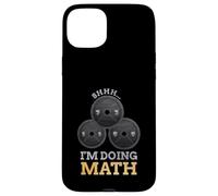 Carcasa para iPhone 15 Plus Shhh I'm Doing Matemáticas Fitness Levantamiento de Pesas Entrenamiento de Entrenamiento