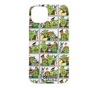 Carcasa para iPhone 15 Plus Shrek Emoji Character Panel All Over Print