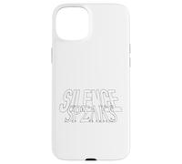 Carcasa para iPhone 15 Plus Silence Speaks Typography Bold Minimalist Quote Modern