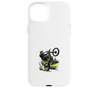 Carcasa para iPhone 15 Plus Silent Speed Wheelie Rider Urban Bike Gráfico