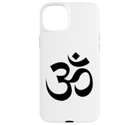 Carcasa para iPhone 15 Plus Símbolo Om AUM Meditación Sagrada Espiritual Arte Zen.