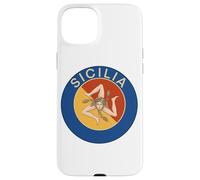 Carcasa para iPhone 15 Plus Símbolo Vintage Sicilia Trinacria Patrimonio Siciliano