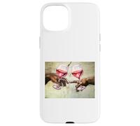 Carcasa para iPhone 15 Plus Sistine Chapel Copa DE Vino Divertido Renacimiento Michelangelo