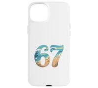 Carcasa para iPhone 15 Plus Six SSix Seven Beach Summer Waves Diversión Niñas Niños Hombres