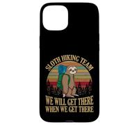 Carcasa para iPhone 15 Plus Sloth Hiking Team We Will Get There When We Get There Shirt