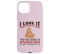 Carcasa para iPhone 15 Plus Sloth Shirt I Love It When People Think Sloths Lover Regalo