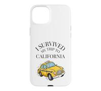 Carcasa para iPhone 15 Plus Sobreviví a mi Viaje a California en un Taxi de la Ciudad de California