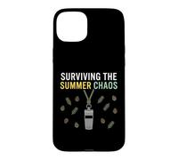 Carcasa para iPhone 15 Plus Sobrevivir al Caos de Verano Consejero del Campamento