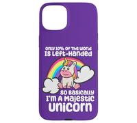 Carcasa para iPhone 15 Plus Solo el 10% del Mundo es un Unicornio zurdo