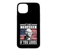 Carcasa para iPhone 15 Plus Solo es traición si pierdes a George Washington Patriotic
