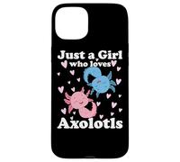 Carcasa para iPhone 15 Plus Sólo una Chica Que ama a los Axolotl Axolotl Cute Kawaii Des