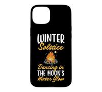 Carcasa para iPhone 15 Plus Solsticio de Invierno Bailando en el Resplandor Invernal de la Luna