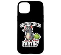 Carcasa para iPhone 15 Plus Sometimes I Just Be Fartin Slob Rat Pedos Ratón Pedo Divertido