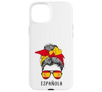 Carcasa para iPhone 15 Plus Spanish Española Girl Spanish Heritage Spain Flag
