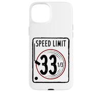 Carcasa para iPhone 15 Plus Speed Limit 33 1/3 RPM Vinyl Registro Álbum de Música DJ