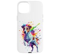 Carcasa para iPhone 15 Plus Splash Art Jack Russell