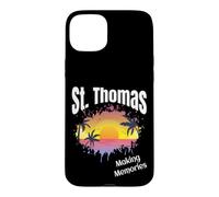 Carcasa para iPhone 15 Plus St Thomas Making Memories Matching Familia Vacaciones Playa