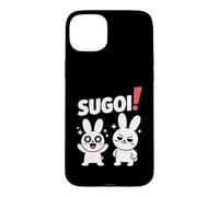 Carcasa para iPhone 15 Plus Sugoi! Funny Chibi Anime Bunny Kawaii Manga Comedia