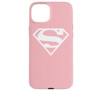 Carcasa para iPhone 15 Plus Supergirl White & Pink Shield