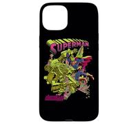 Carcasa para iPhone 15 Plus Superman Versus Metallo Blacklight