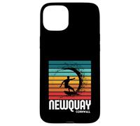 Carcasa para iPhone 15 Plus Surf Newquay Cornwall Playa Vintage Retro Surf