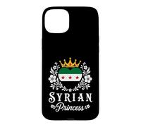 Carcasa para iPhone 15 Plus Syrian Princess Syria Flag Proud Syrian Girl