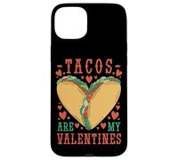 Carcasa para iPhone 15 Plus Tacos Are My Valentine Funny Valentine’s Day Foodie