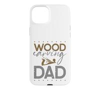 Carcasa para iPhone 15 Plus Tallador de Madera para el día del Padre