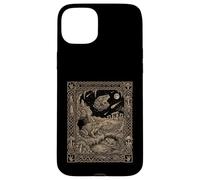 Carcasa para iPhone 15 Plus Tarjeta de Tarot Constelación Sapo Oculto Gótico