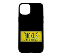 Carcasa para iPhone 15 Plus Taxi Driver Retro Old NY Movie Travis Bickle - Placa de matrícula