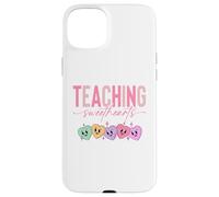 Carcasa para iPhone 15 Plus Teaching Sweethearts Valentine Teacher Teaching Sweet Hearts