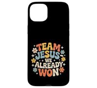 Carcasa para iPhone 15 Plus Team Jesus We Already Won Victoria del Ganador Espiritual |-