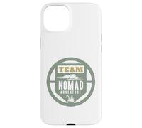 Carcasa para iPhone 15 Plus Team Nomad Adventure Emblema Circular para exploradores al Aire Libre