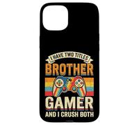 Carcasa para iPhone 15 Plus Tengo Dos títulos: Brother & Gamer