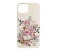 Carcasa para iPhone 15 Plus Terapia del Habla Floral Maestro colibrí Aula ABC