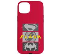 Carcasa para iPhone 15 Plus The Flash Movie Batman Supergirl Trio of Symbols