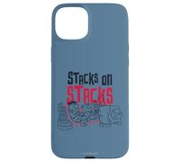 Carcasa para iPhone 15 Plus The Flintstones Fred Barney Stacks on Stacks