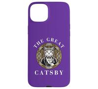Carcasa para iPhone 15 Plus The Great Catsby, diseño Divertido de Gatos, Amante de los