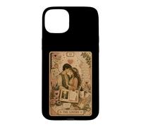 Carcasa para iPhone 15 Plus The Lovers Tarot Card Scrapbook Design