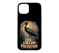 Carcasa para iPhone 15 Plus The OG Swamp Predator - Garza Nocturna de Corona Negra