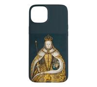 Carcasa para iPhone 15 Plus The Queen, Cool Portrait Drawn Art, Be a Queen Graphic