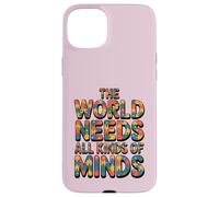 Carcasa para iPhone 15 Plus The World Needs All Kinds of Minds Puzzle Autism Awareness