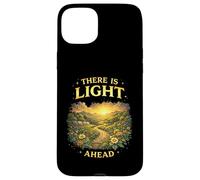 Carcasa para iPhone 15 Plus There Is Light Ahead Inspirador Esperanza Dicho edificante