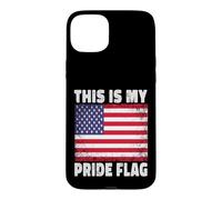 Carcasa para iPhone 15 Plus This Is My Pride Flag Patriotic 4th of July American Flag